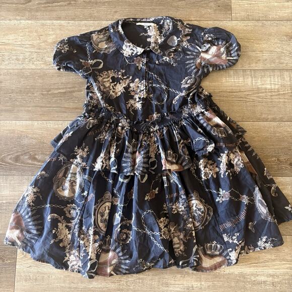 Kimchi Blue Dresses & Skirts - Urban Outfitters Dress Women XS Kimchi Blue Maria Collar Sheer Ruffle Whimsigoth